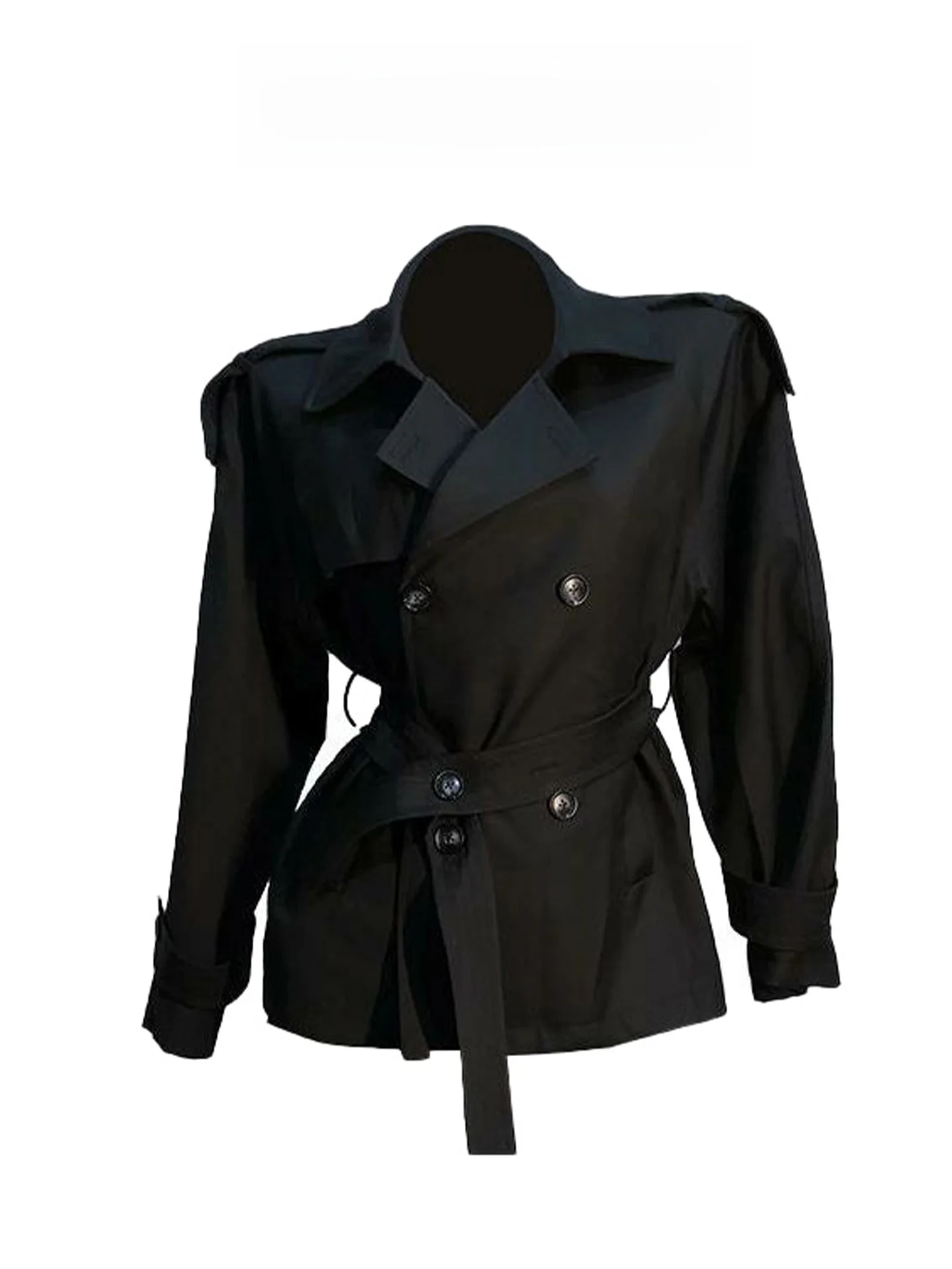 

Женское пальто Briti Sle ort Bla, осенне-зимнее, новое, маленького размера, с высокой талией, на двух пуговицах, модная верхняя одежда, куртка