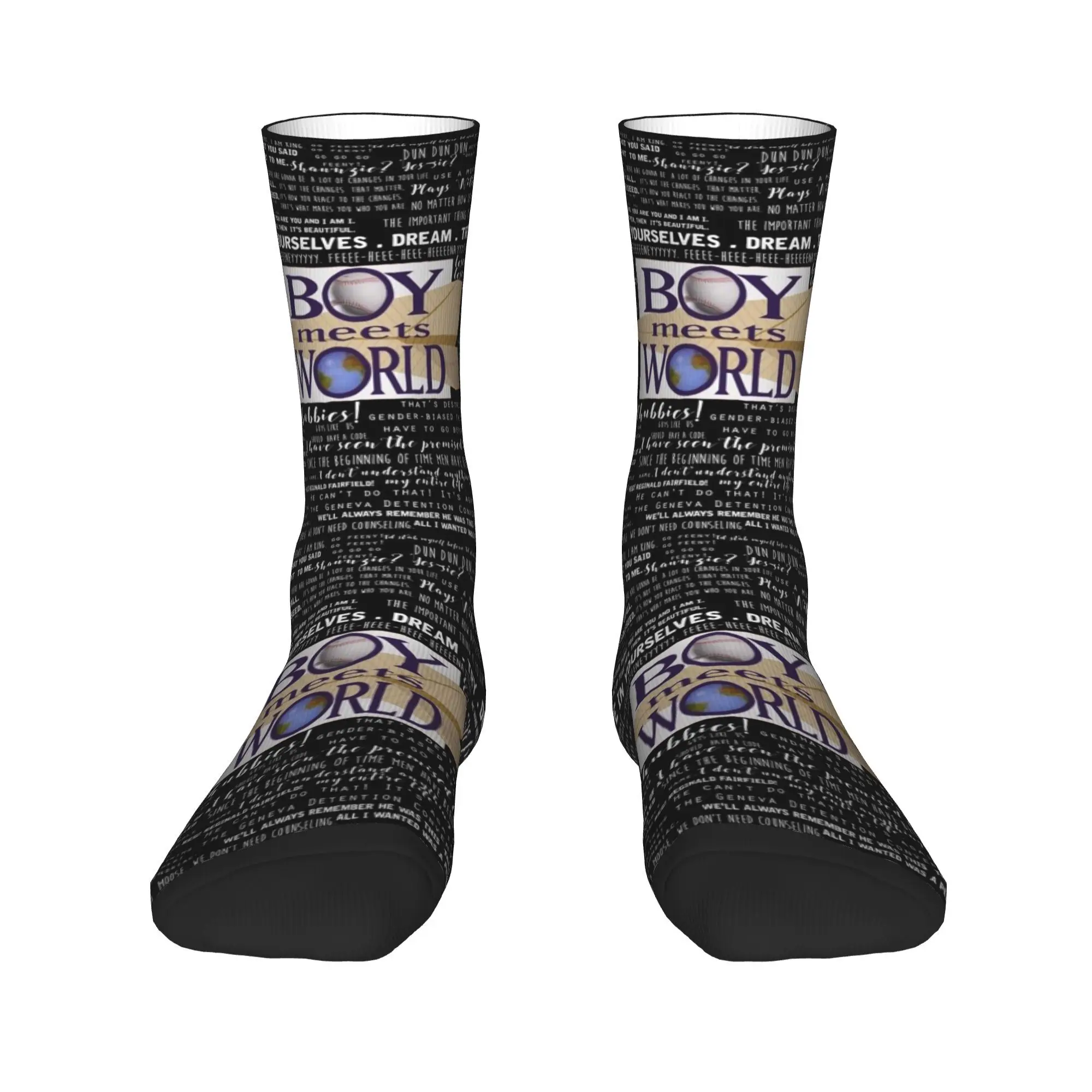 

Носки с эффектом памяти для мальчиков, впитывающие пот чулки в стиле Харадзюку, всесезонные длинные носки для мужчин и женщин, рождественские подарки