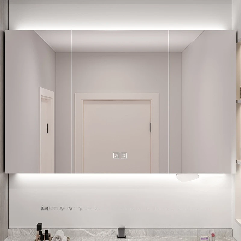 Interior Decoration Mirror Smart Mirror Objects Design Nordic Defogging Function Wood Luxury Decoracion Pared Decorations Home