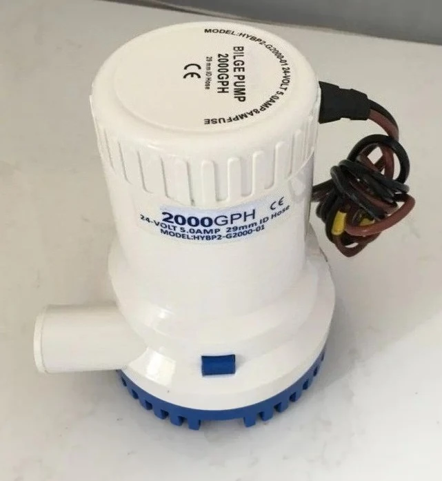 Automatic Submersible Boat Bilge Water Pump 12V/24V – High Flow Marine Drainage Pump with Float Switch for Yacht & Fishing Boat view 5