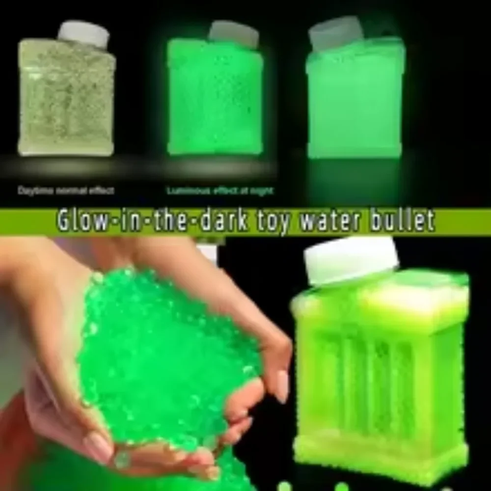 مضيئة حبات المياه الناسف الرصاص الادسنس الأسلحة هلام الكرة بندقية الذخيرة تزايد Splatrball كرة الماء الخضراء لتزيين زهرية DIY بها بنفسك