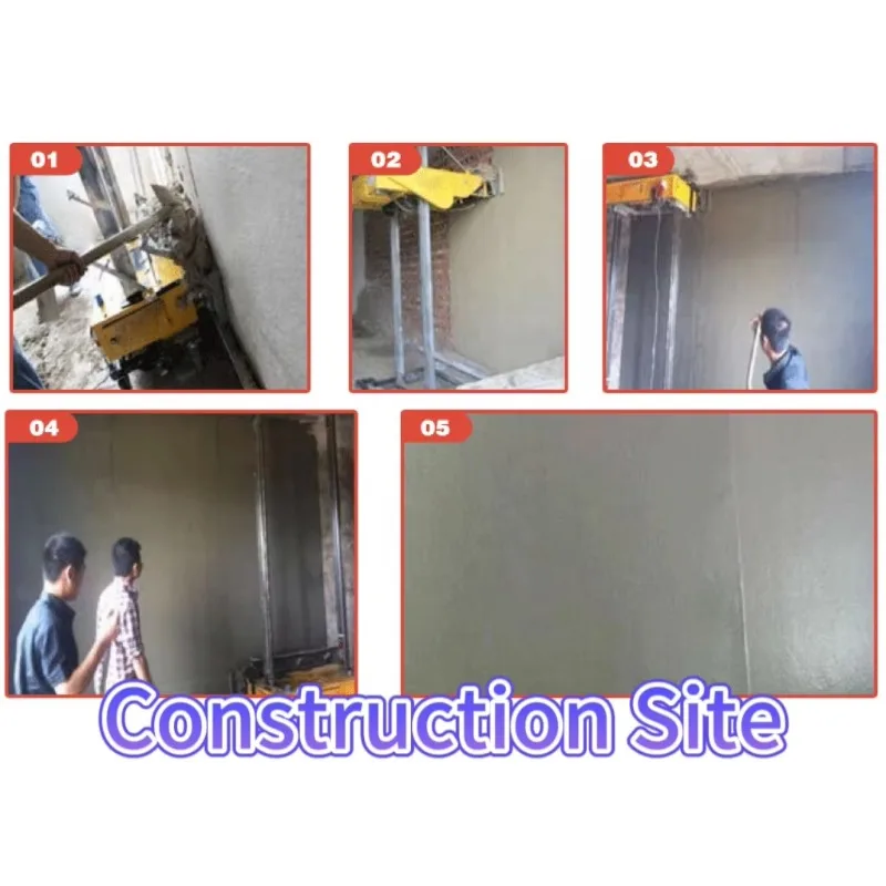 220v/380v Indoor Rendering Machine Automatic Plastering High Efficiency Wall Plastering Machine