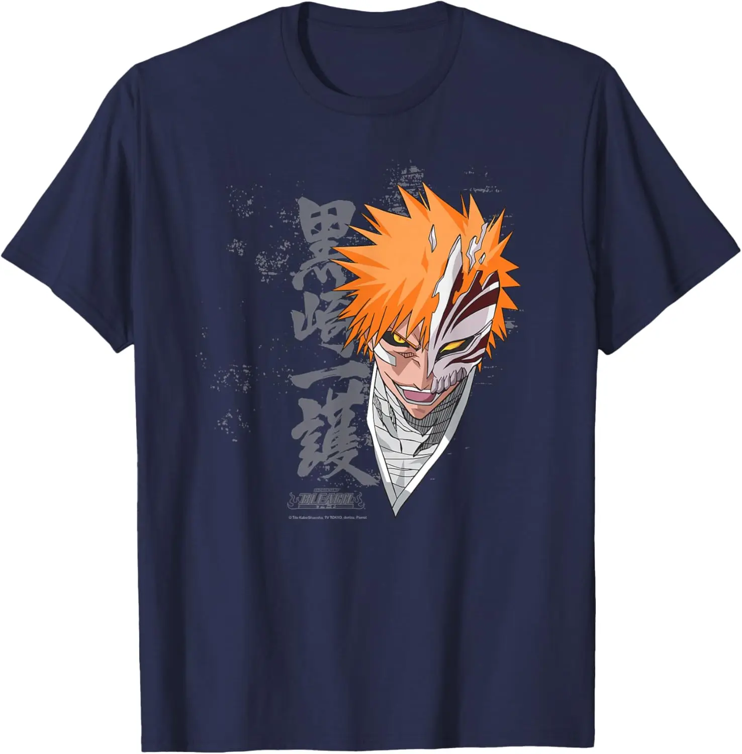 Bleach Ichigo Transform Splatter Pattern Anime T-Shirt S-6XL