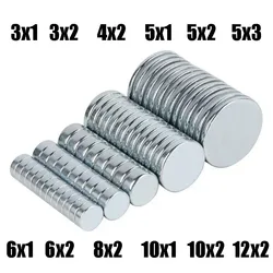 3X2 4X2 6x2 5x2 6x1mm Magnet Hot Round Magnet Strong Magnets Rare Earth Neodymium Magnet Super 5x3 10x2 12x2