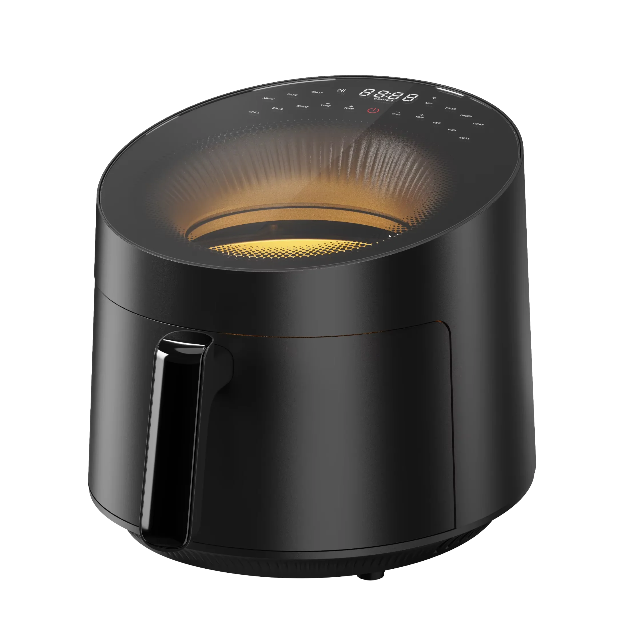 5L Digital Multi-Function Oil-free Air Fryer-Healthy Cooking for Households  Lightwave Tube Heating  Top Visibility Window