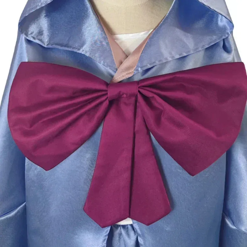 HAni 2025 Woman Cinderella Fairy Godmother Cosplay Costume Blue Dress Halloween Carniv ☆★ww