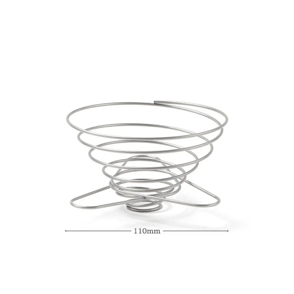Herramientas para exteriores molidas de café, taza de filtro de embudo de acero inoxidable, soporte de filtro de café, estante de goteo de café