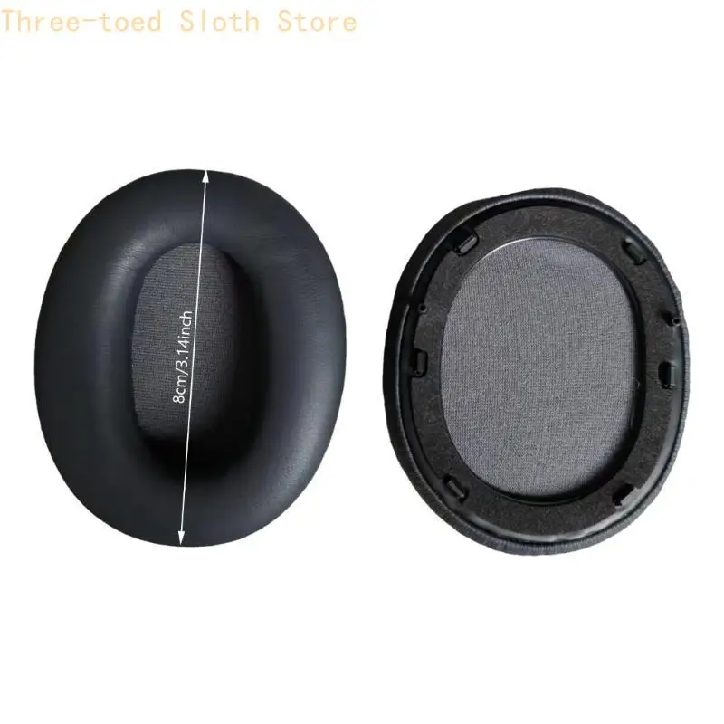 1PAIR EAR PAD Headset Earmuffs untuk W820NB Headphone Earpads Ear Pad Spons Cushions Cover E74A