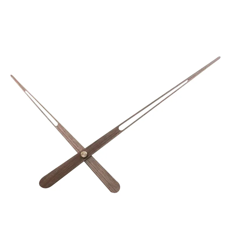 Solid Wood Wall Clock Pointer Walnut Modern Style Handle Wall Clock needles Watch Accessories Clocks Spare Parts Wanduhr