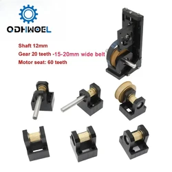 QDHWOEL Machinery Gear Base Rail Set Parts For CO2 Laser Engraving Cutting Machine Replacement