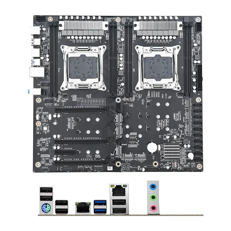 X99 dual main board PRO desktop computer dual main board server board DDR4 memory support NVME protocol