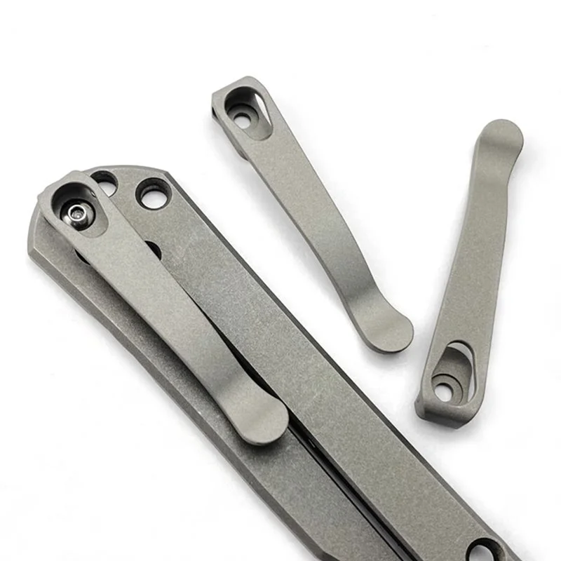 AAAC-CNC Titan Messer Deep Carry Tasche Clip Zurück Klemme Für CR Chris Reeve Umnumzaan S hoa Messer CRK DIY Teile