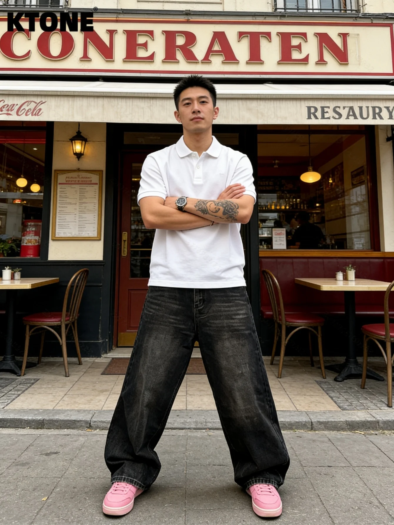 

Мужские широкие джинсы для свиданий, отличный подарок, аксессуары в комплект не входят