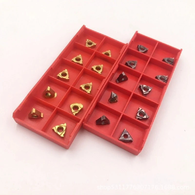 Твердосплавные токарные пластины MMT11ER 11IR AG60 AG55 UE6020 VP15TF US735 Golden Carbide, 10 шт.