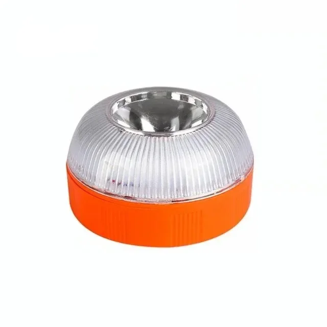 V16 USB oplaadbaar noodbakenlicht voor auto's – Magnetisch inductieblitswaarschuwingslampje voor knipperend veiligheidssignaal