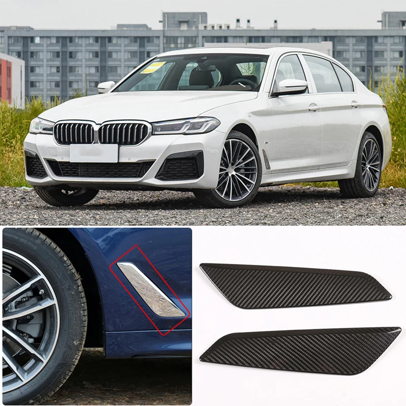 

For BMW 5 Series 2018-2022 car styling side fender real carbon fiber 2-piece car exterior modification accessories