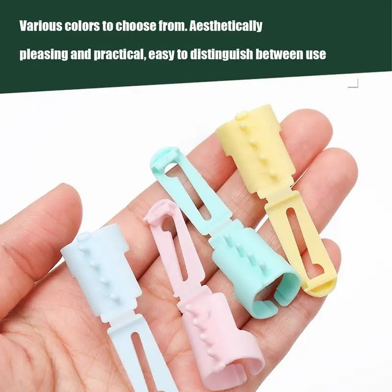 Knitting Finger Yarn Guide Colorful Finger Splitter Sweater Wool Knitting Tool Yarn Guide Separated Tool For Mother Grandmother