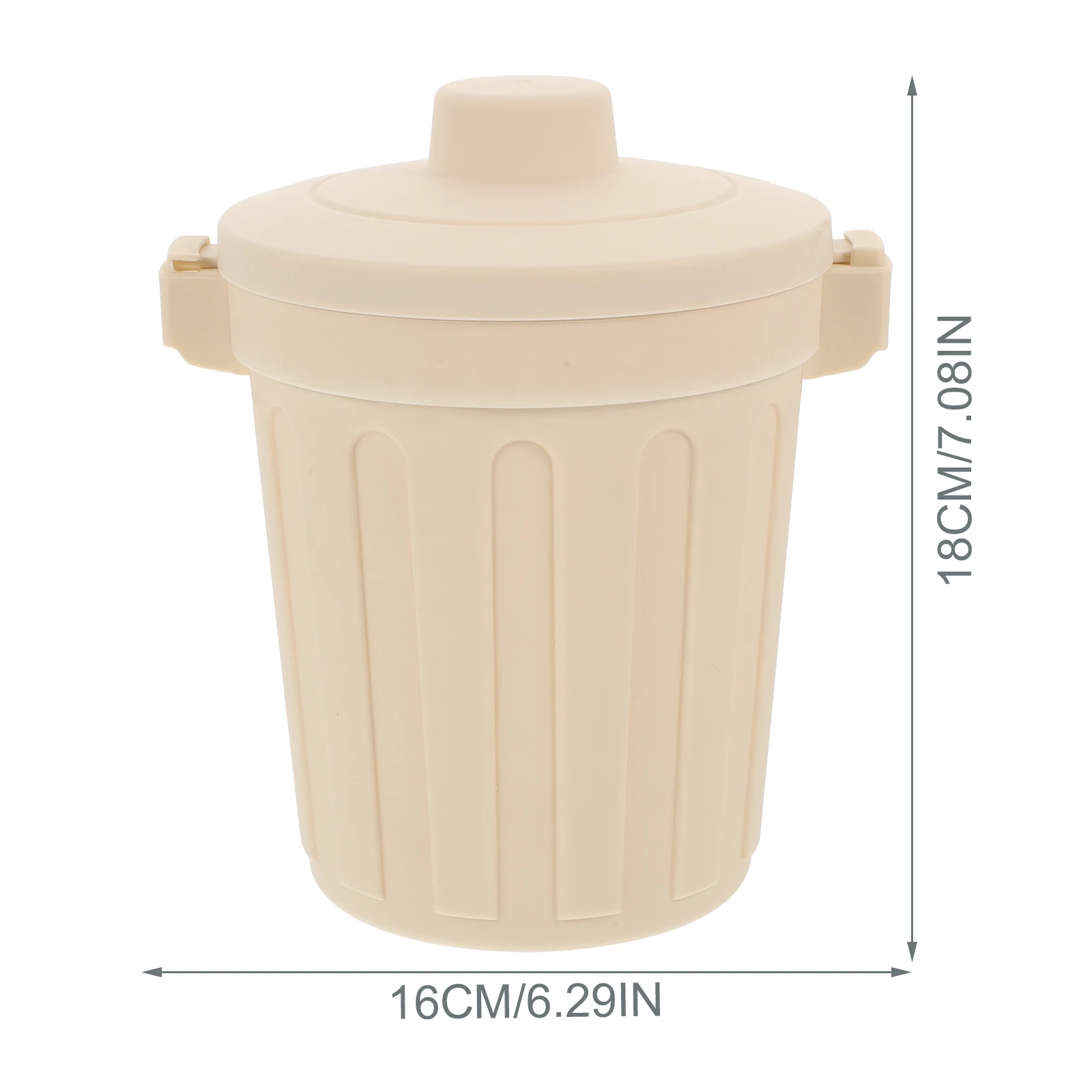 

Holder Desktop Storage Bucket Trashcan with Lid Office Slim Plastic Cute Small Pink