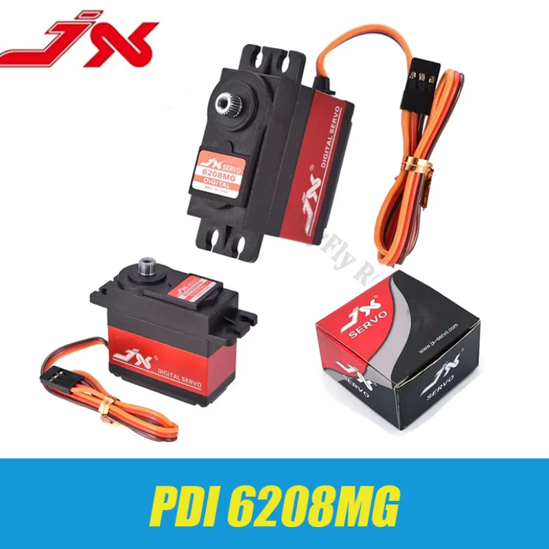 JX Servo PDI-6208MG 8kg 120 Degree High Speed Metal Gear Digital Coreless Standard Servo Motor for RC Car Model