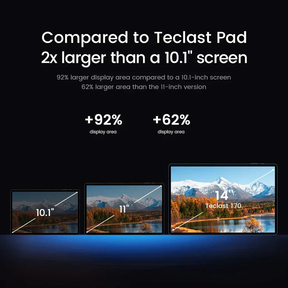 Teclast T70 14インチ 2Kディスプレイ Android 15タブレット MTK Helio