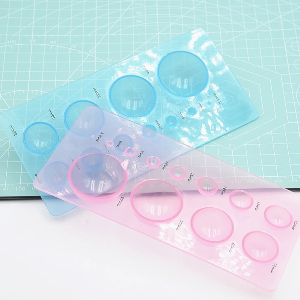 

2pcs Clay Mold Crafts Making Tools Pink Polymer Molds Round Sculpture Modeling Ceramic Pottery Handicraft Toy Sphere Clay Taker
