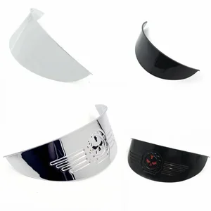 Motorrad -Farol -Visorzubehör, 7 '', Black, Yamaha Road Royal gegen Star Virago Honda Cruisers 8 Hauptverkauf Leuchtturm Virago - №2