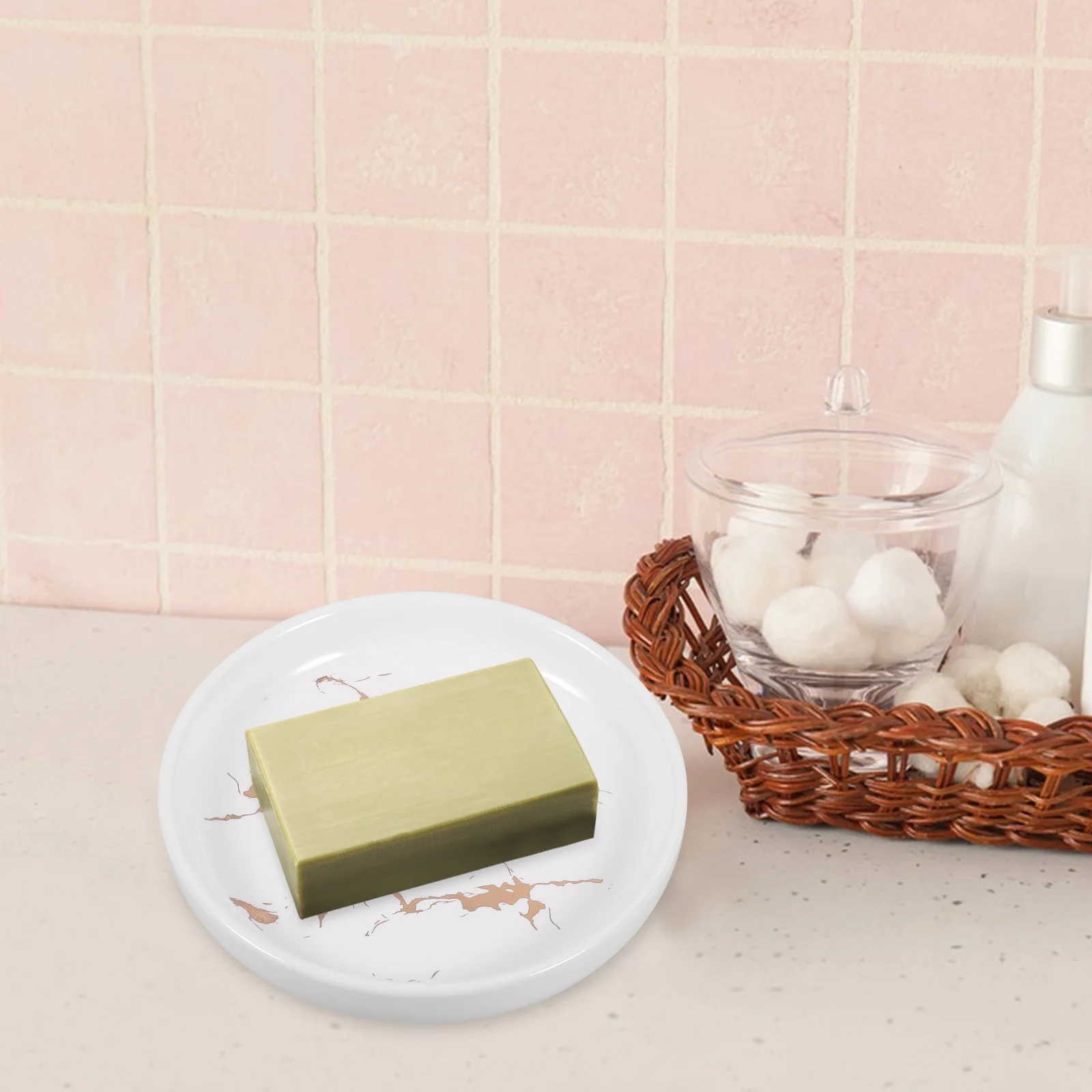 

Soap Dish for Shower Compartment Holder Tray Bathroom Dishes Bar Draining Acrylic