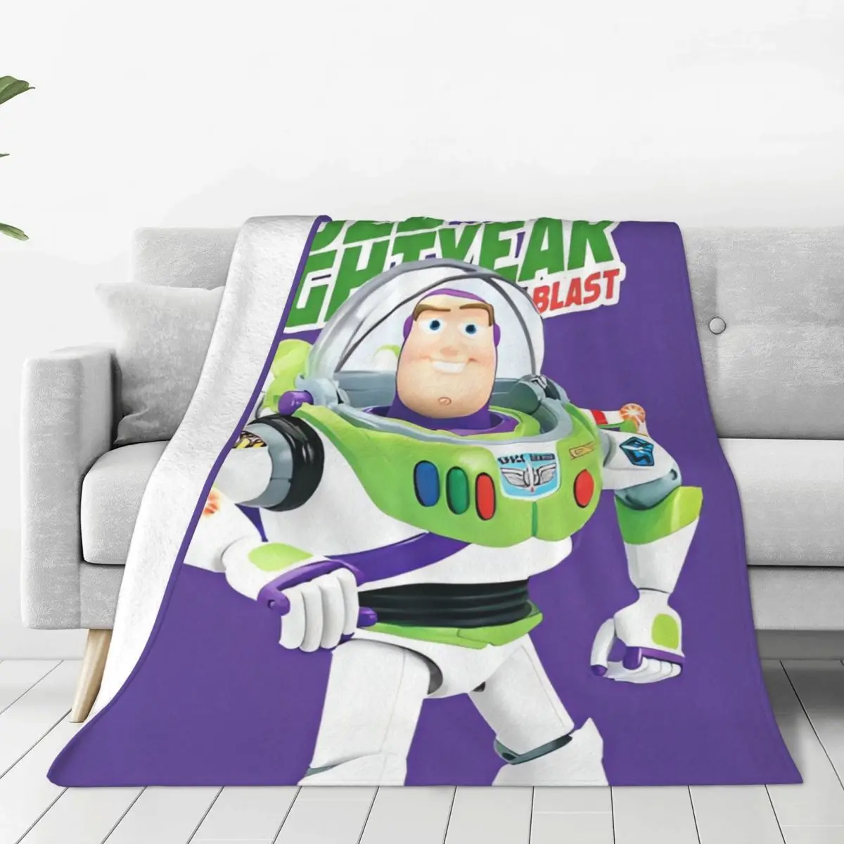 Toy Story Buzz Woody Blanket Camping Flannel Throw Blanket For Couch Chair Warm Soft Design Quality Bedspread Gift