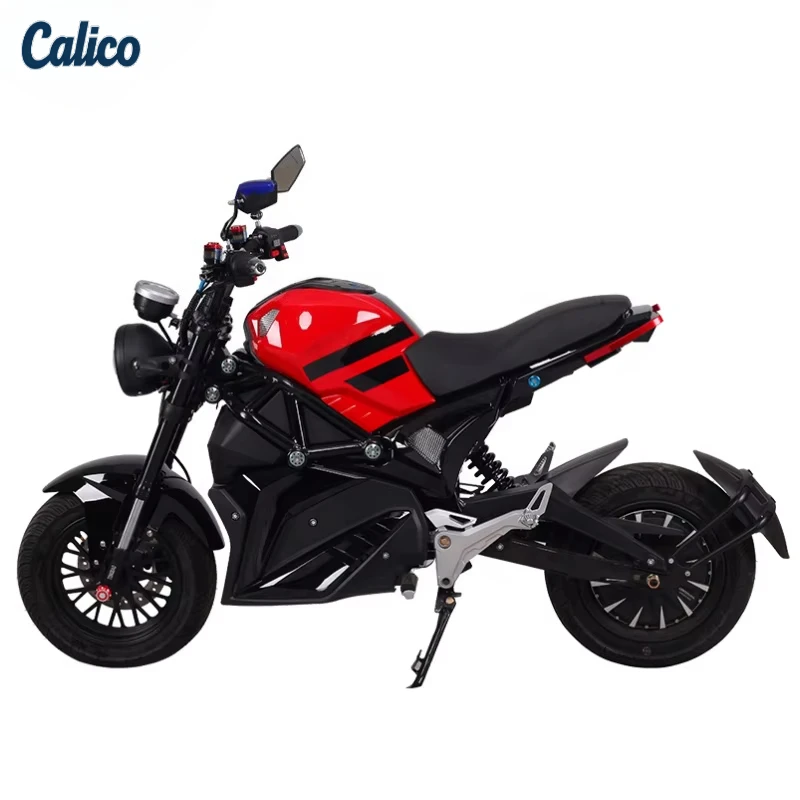 

Calico Brand Factory Motorcycle 72v 3000W Scooter Racing Electric Motorcycle