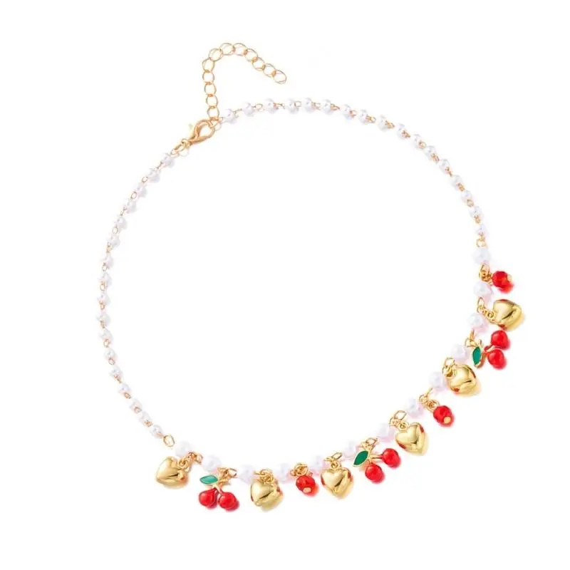 A52E Playful Fruit Design Margarite Enhanced Necklace Lightweight Wear Everyday Elegances