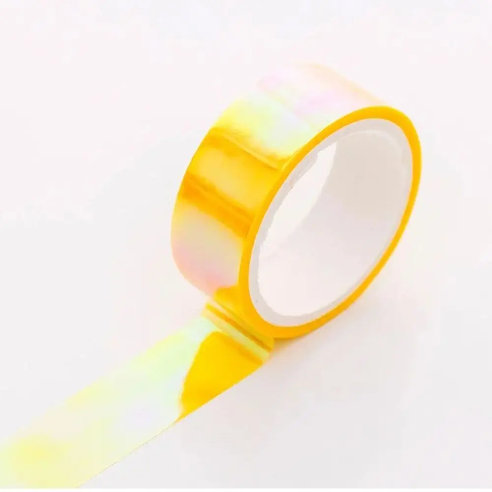 Diary Decorative Creative Material Tape Kawaii Laser Masking Tape Portable Multifunctional Paper Sticker Students