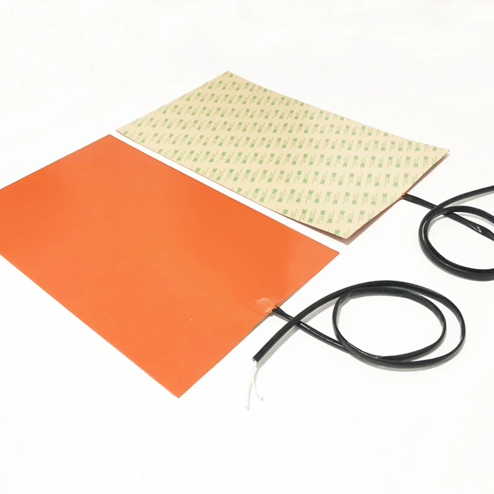 Silicone Rubber Heating Pads, Electric Heater Plate Mat, Adhesive Backing, 230V