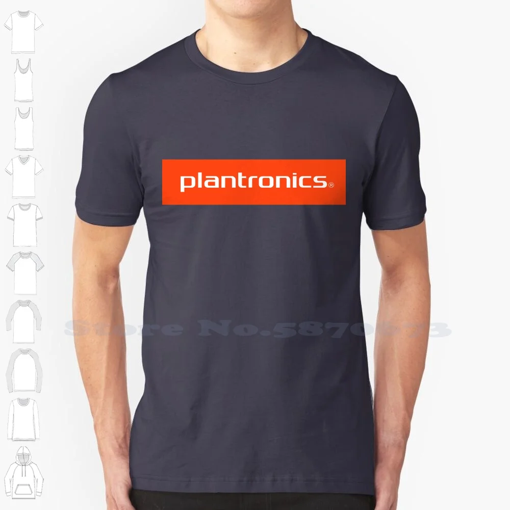 Plantronics Logo Casual T Shirt Top Quality Graphic 100% Cotton Tees