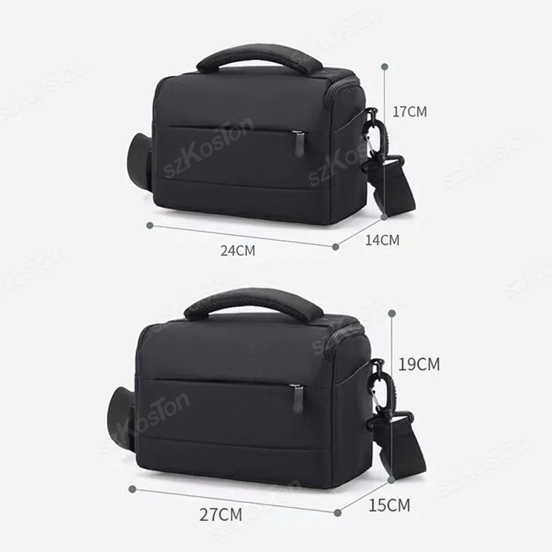 Portable Single Shoulder Camera Bag Carrying Travel Case Waterproof Photography DSLR Handbag For Canon Nikon Sony Fuji Panasonic