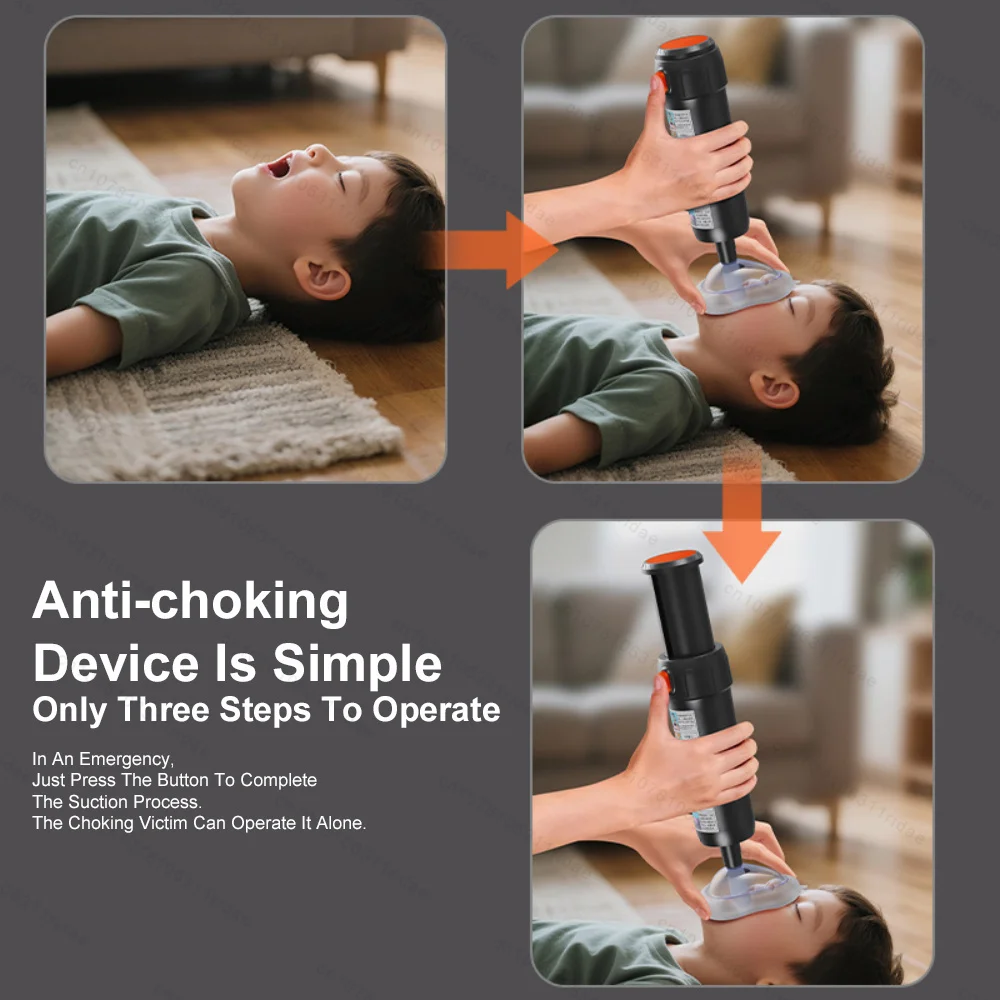 Auto First Aid Choking Rescue Device Travel Home CPR Choking Emergency Device Adult Children Portable Asphyxia Rescue Machine