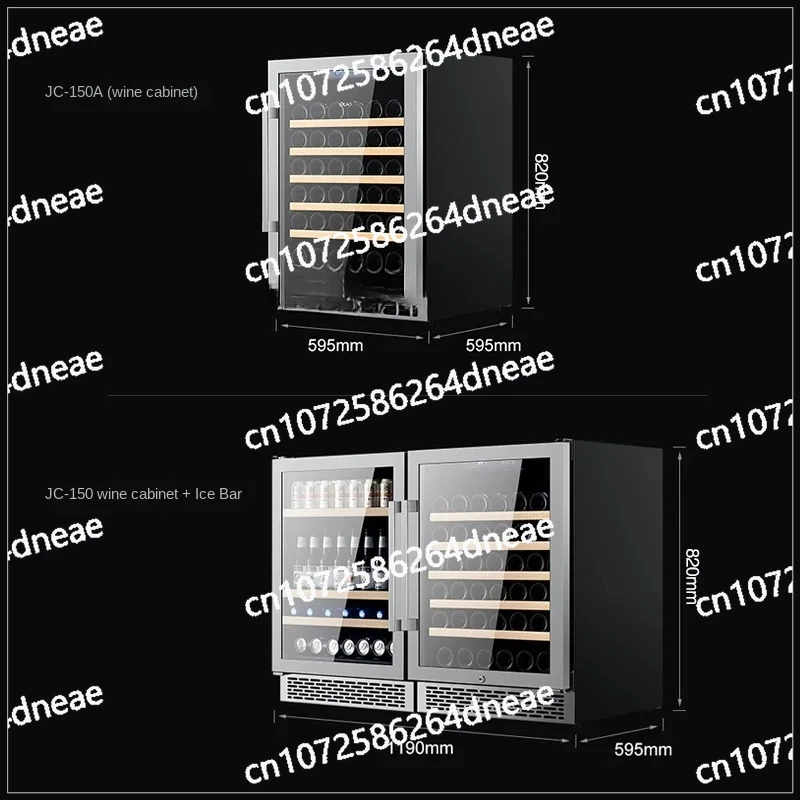 Embedded wine cabinet Household small refrigerator Constant temperature refrigerated storage cabinet Beverage ice bar 150A
