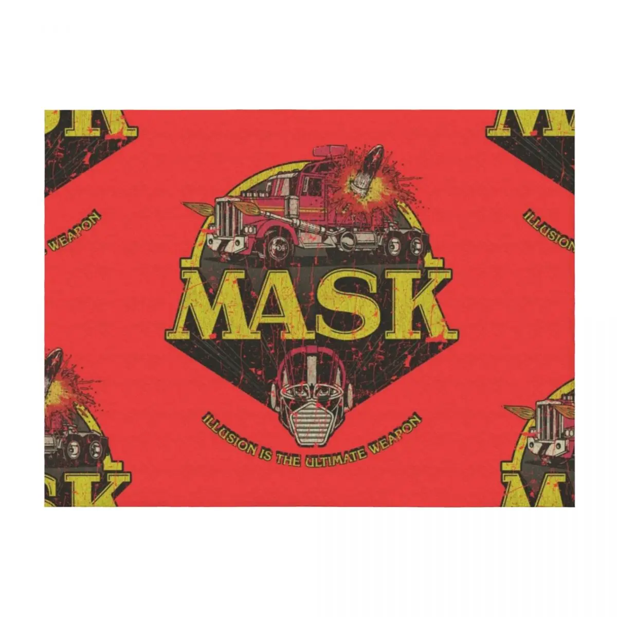 

M.A.S.K. - Mobile Armored Strike Kommand 1985 Throw Blanket Thins for winter Nap Comforter Blankets
