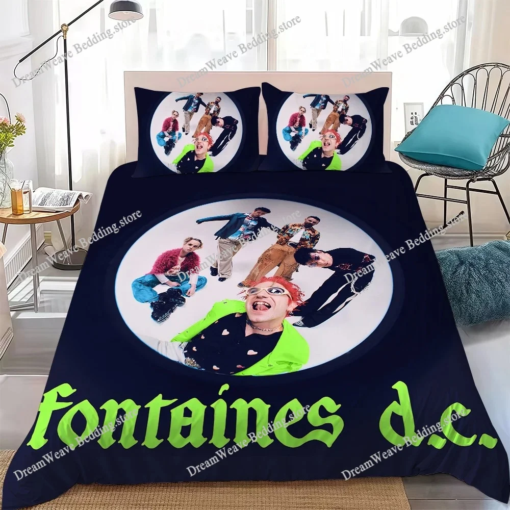 Fontaines D.C. Romance Duvet Cover Set Home Style Bedding Soft Laundry Cotton Bed Student Dormitory Gift
