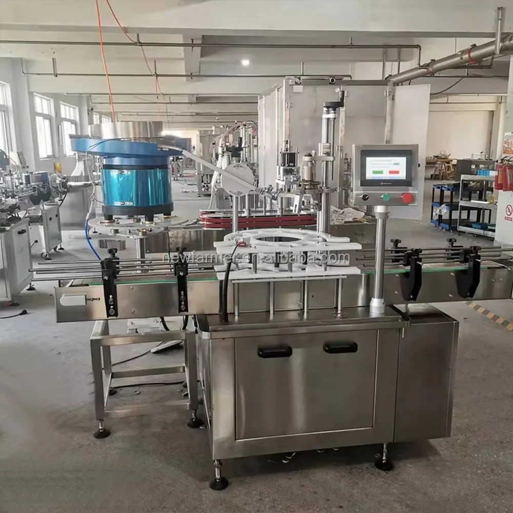 Automatic Aluminum Capping Machine Rotary Capping 2000 Bottles Single Head Customizable for Small Business