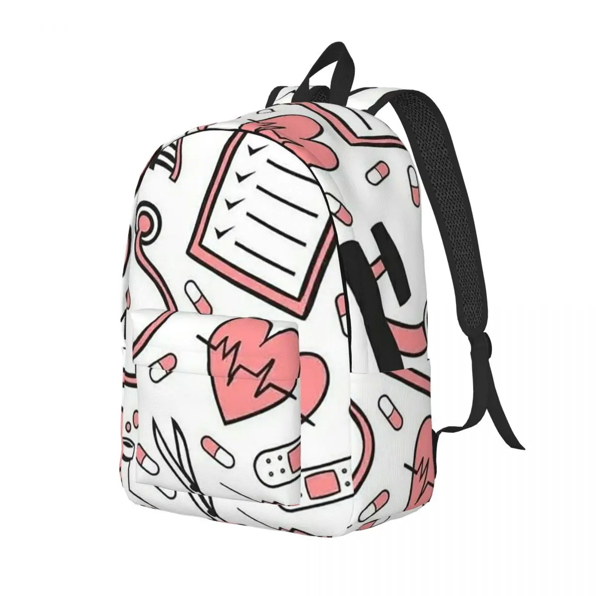 Enfermera En Apuros Doctor Nurse Medical Backpack Daypack Large Capacity Kids BookBag School Bag Shoulder Bags for Boys Girls