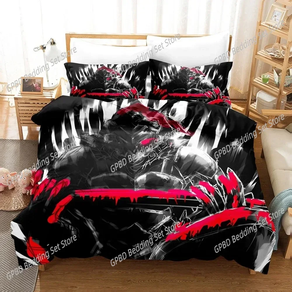 

Luxury New 3D Print Anime Goblin Slayer Bedding Set Girl Bed Linen Quilt Duvet Cover Sets Home Decor Single Queen King Size