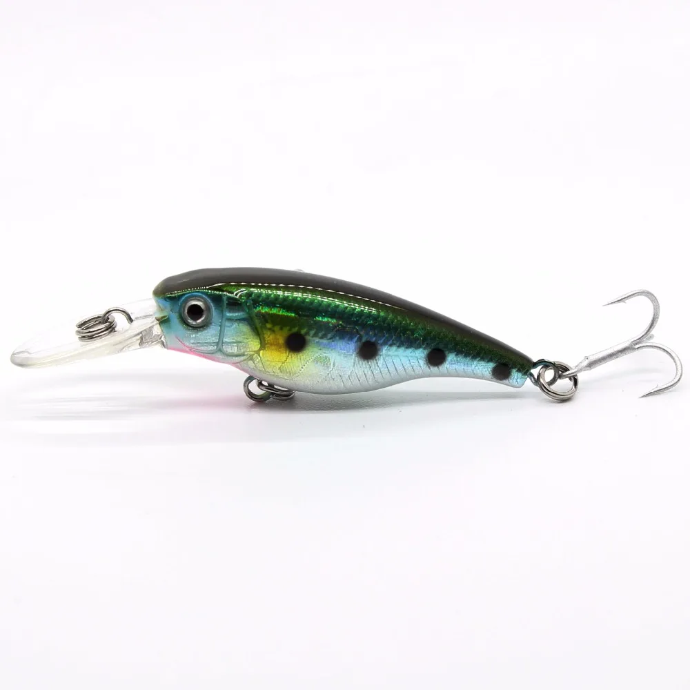 Kleiner schwimmender Wobbler, Jerkbait, 40 mm, 2,5 g, Tauchen, 0,8 m tief, kleiner Minnow-Shad, Kurbelköder, Barsch, Forelle, Makrele, Boot, Küstenangeln – Detail 16