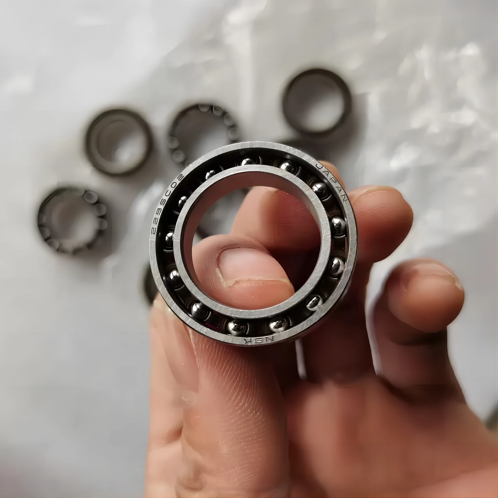 22BSC02 22x33.5x7 Adapté à la Réparation du Roulement de Colonne de la Machine de Direction, 1 Pièce