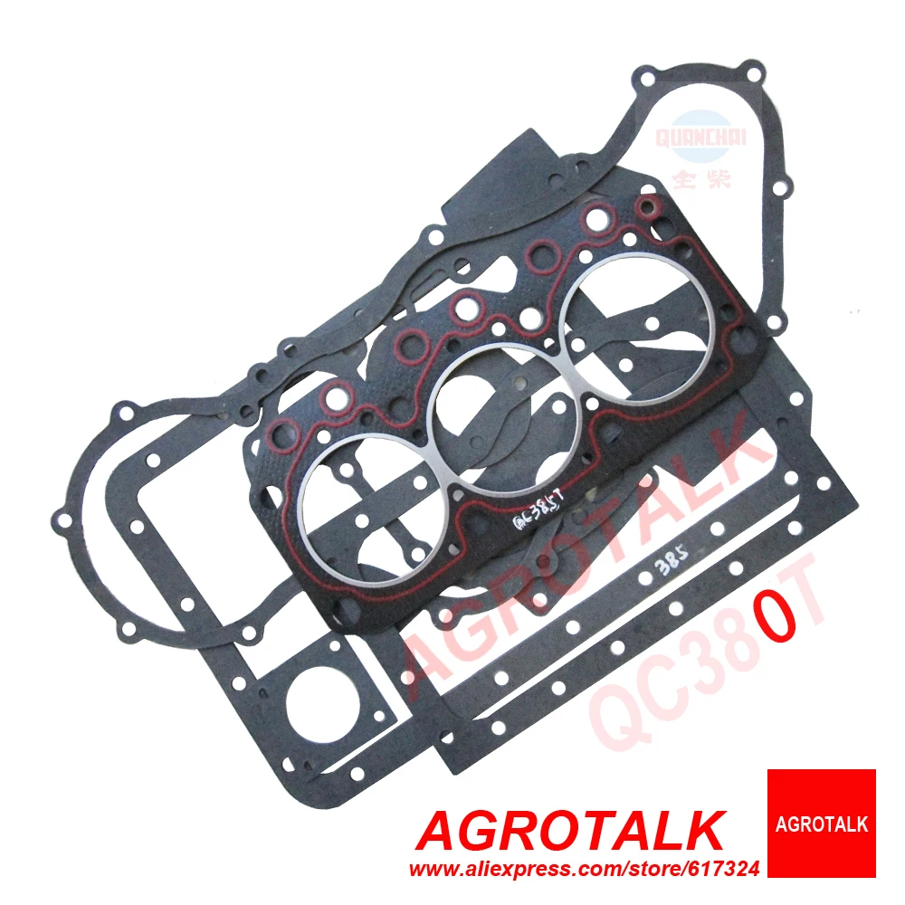 Imagem -02 - Conjunto de Juntas Incluindo a Junta da Cabeça do Cilindro para Quanchai Qc385t para Foton Trator Ft244ft254