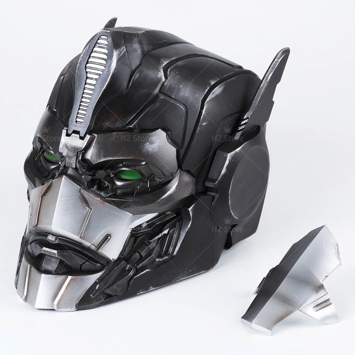 Hasbro Transformers 1:1 Wearable Optimus Primal Helmet Speaker with Sound Effect & Touch Control LED Light  Eyes Voice Control