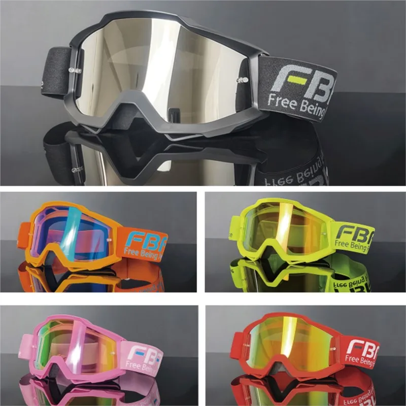 

Adventure Touring Glasses, Windproof Dustproof, Lightweight Frame for Long-Distance Motorcycle Road Trips