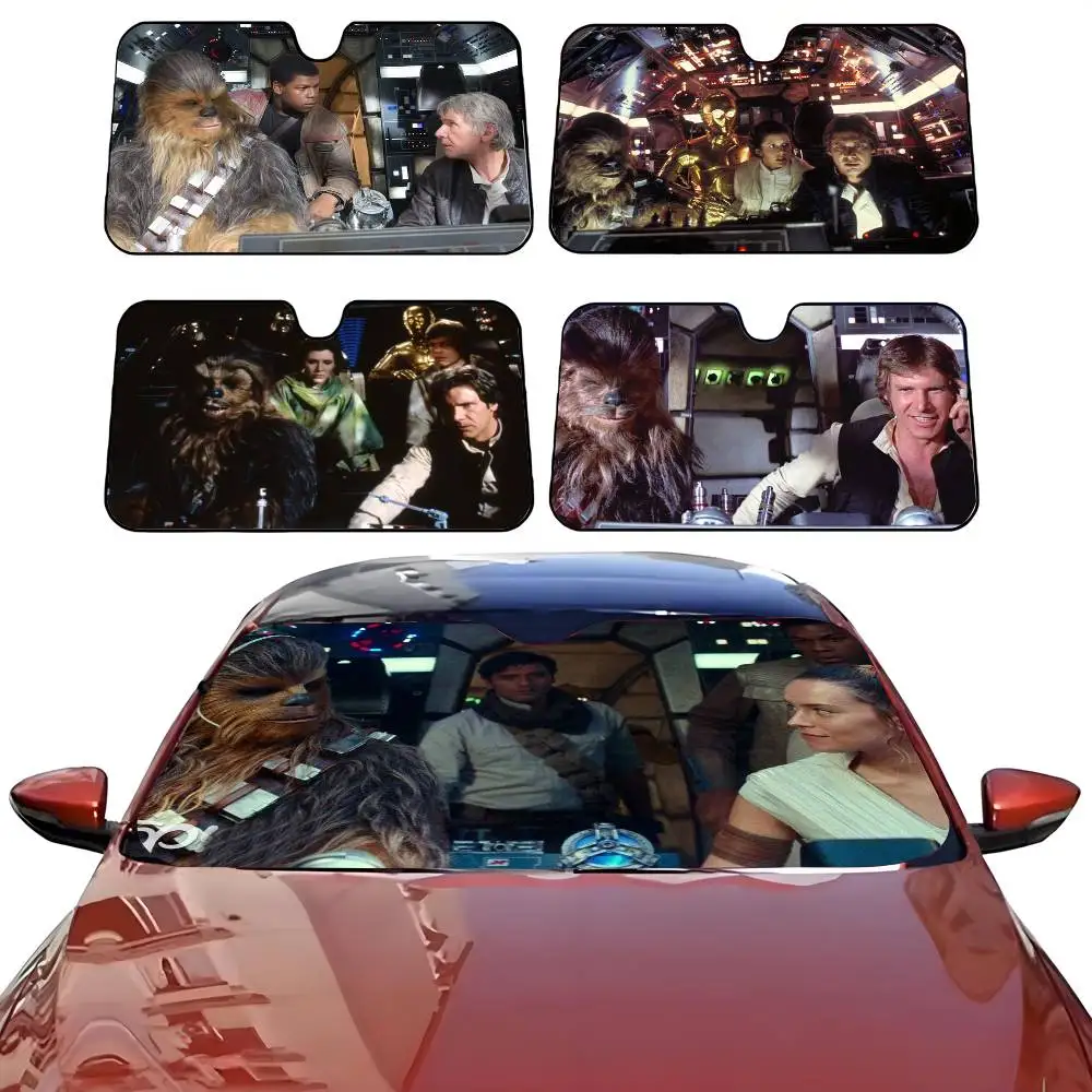 

Забавный фильм S-star Забавный W-wars Автомобильный солнцезащитный козырек Зонтик Солнцезащитный козырек на лобовое стекло автомобиля Защита от ультрафиолета и внутренний охладитель