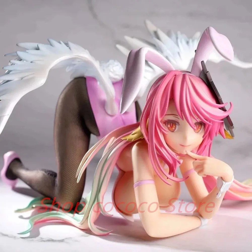 No Game No Life Jibril Bunny Ver. 1/4 Scale PVC Action Figure Anime Figure Model Toys Sexy Girl Figure Collection Doll Gift