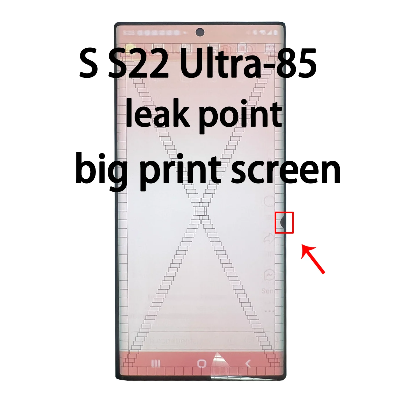 120HZ AMOLED voor Samsung Galaxy S22 Ultra Zonder Frame S908U S908 S908B LCD Display Touchscreen Digitizer Assemblage Met Defecten