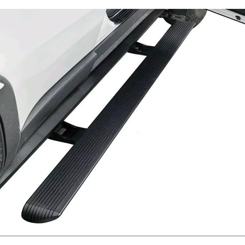 Sports Style Aluminum Alloy Automatic Electric Side Step - All Black Panel Running Board For Jimny 3 Doors